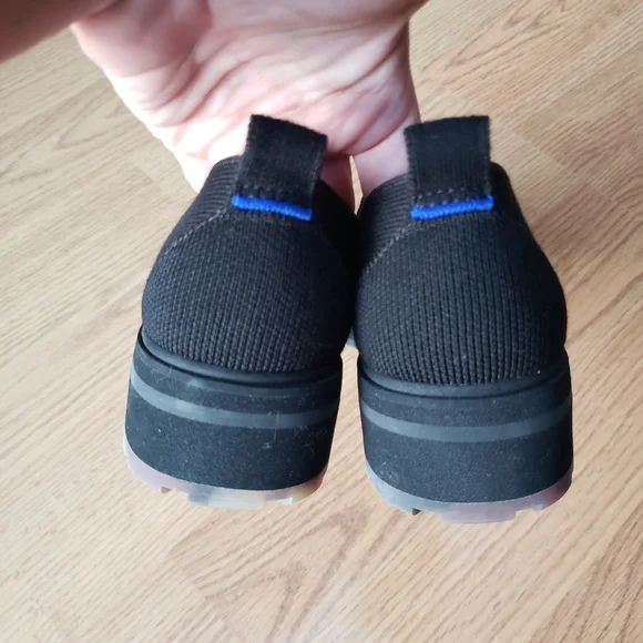 Rothy's Black The Lug Loafer - Picture 3 of 8